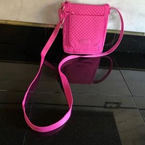 VERA BRADLEY BARBIE PINK CROSSBODY BAG